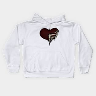 Ribcage Heart Kids Hoodie